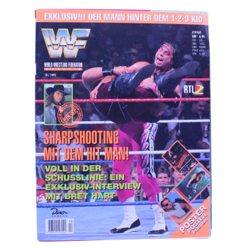 WWF Magazin Nr. 10 (1995) | Dino Verlag | King Mabel, Bret Hart, 1-2-3 Kid & In Your House Ergebnisse